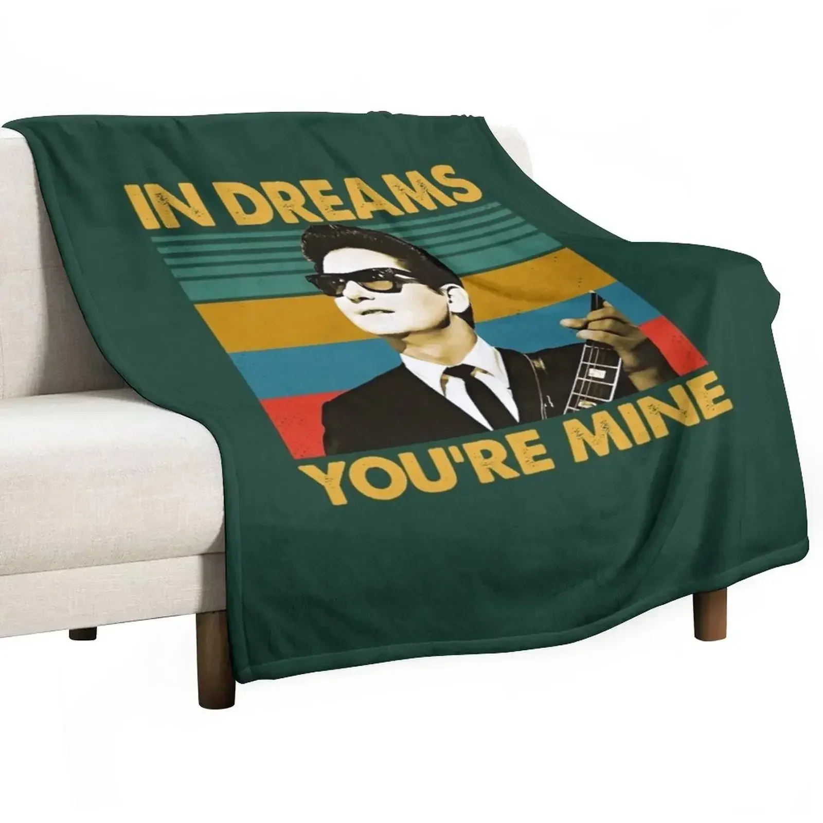 

In Dreams You're Mine Roy Orbison Throw Blanket For Sofa Thin Moving Blankets