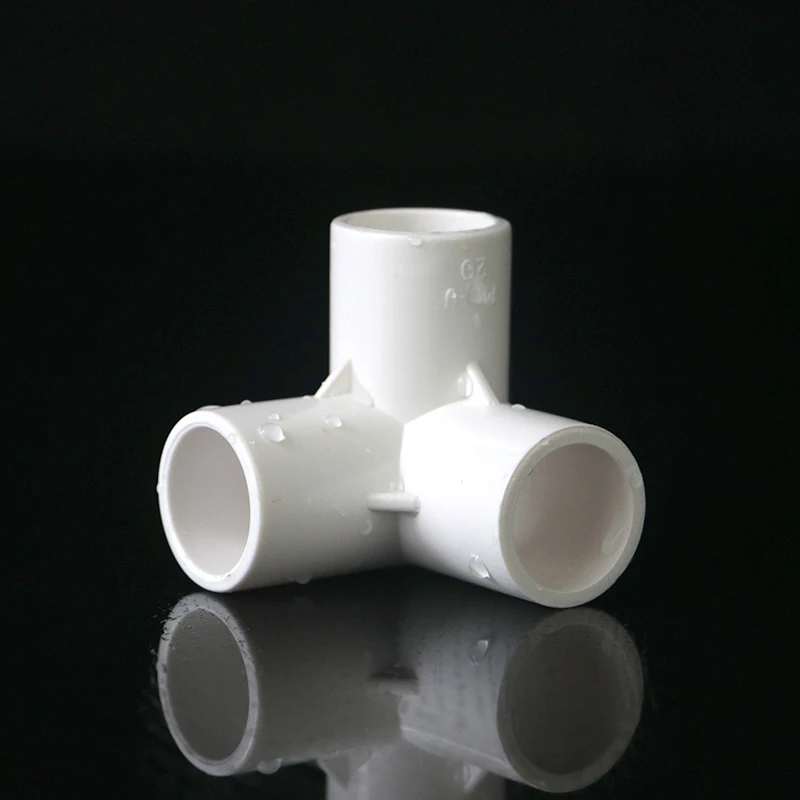 White PVC Pipe Connectors 20 25 32mm Elbow Straight Tee Fish Tank Drain Pipe Garden Irrigation Water Supply Tube Drainage Parts