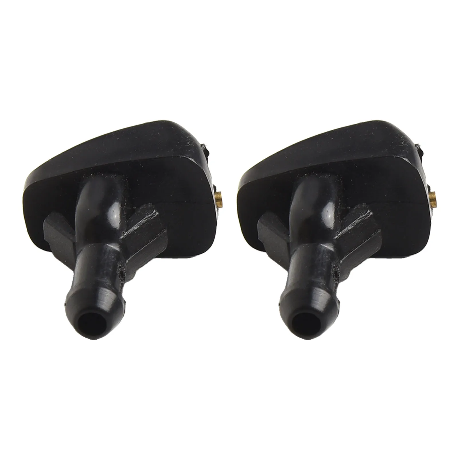 2 قطعة فوهة فوهة الجبهة اليمنى اكسسوارات أسود قطع غيار السيارات الخارجية الخارجية لفورد غسالة الزجاج الأمامي أجزاء