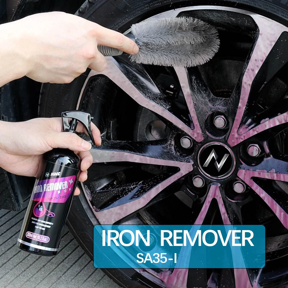 Iron Remover Spray Car Wheels Rim Cleaner rimozione ruggine multiuso vernice freno proteggi polvere di metallo polvere di ferro rimozione cura dell'auto