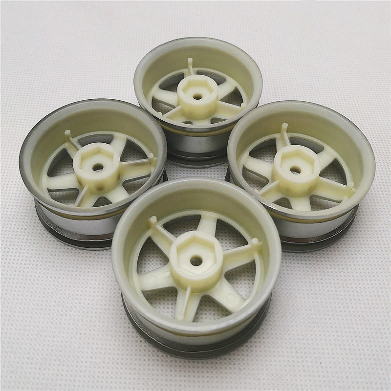 4pcs 6/9mm Offset RC Car 1/10 Scale Plastic Wheels Rims Drift On road Touring Model Hobby