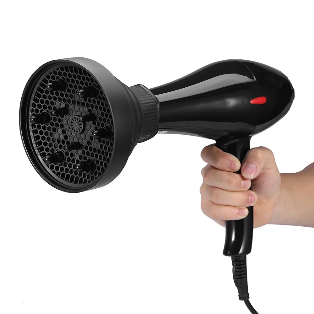 Black Foldable Hairdryer Diffuser Portable Professional Folding Hair Blower Diffuser Lightweight Salon Grade