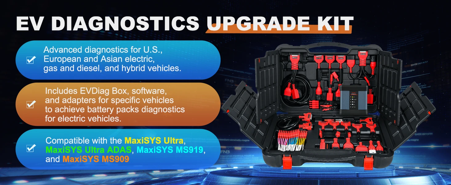 Autel MaxiSys Ultra EV Intelligentes EV-Diagnosegerät mit EVDiag Kit VCMI EV Hochspannungssystem-Batteriepack-Analyse PK Ultra – Detail 10