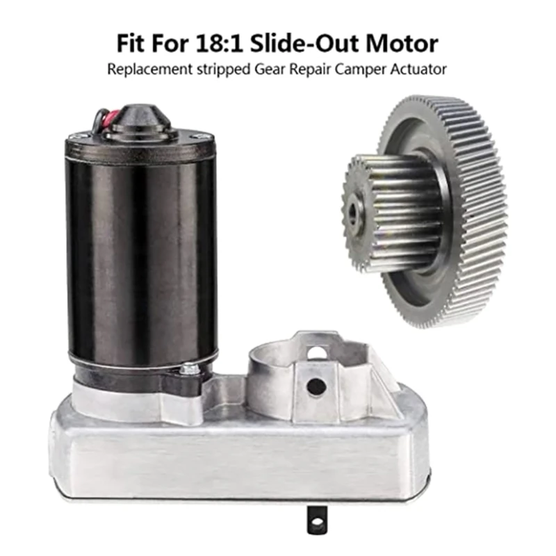 Slide Out Venture Motor 18:1 Ratio Replacement Stripped Gear Repair Campers Actuator Suitable for RV Lipperts Drop Shipping