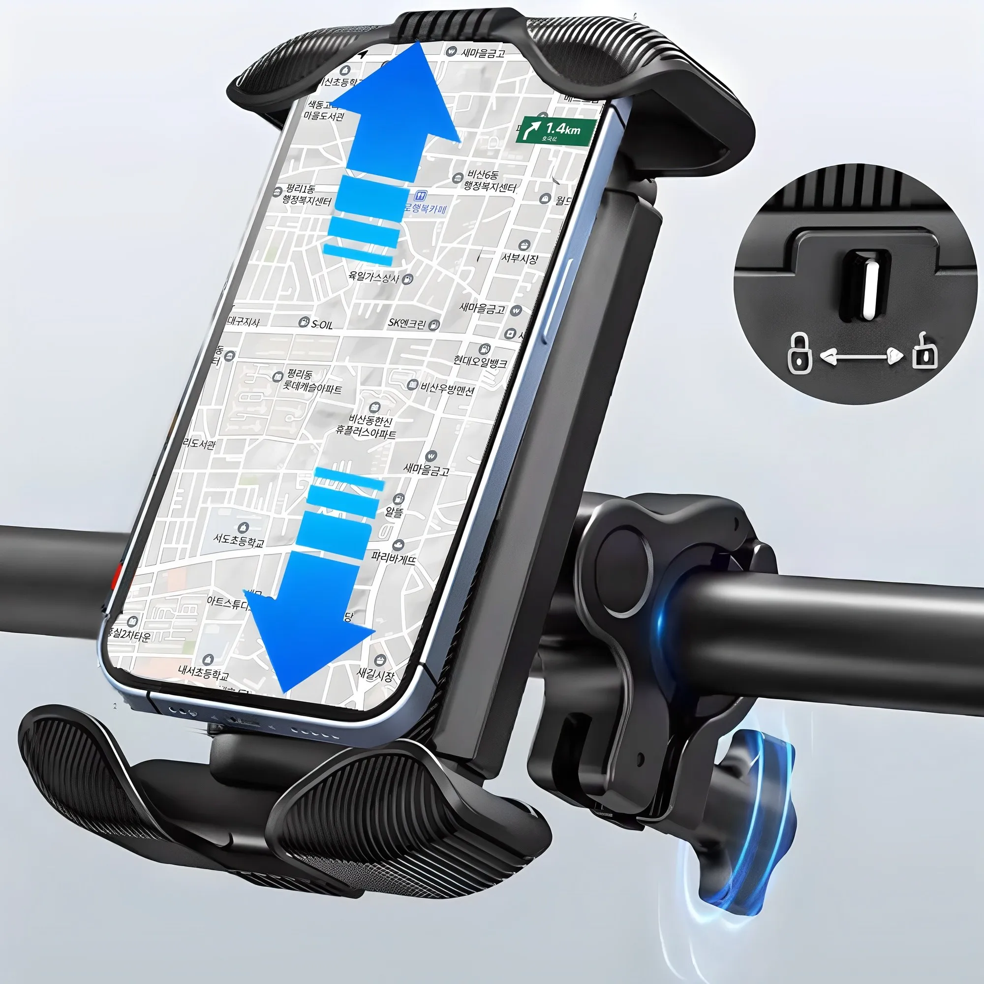 

Phone Holder for Bicycle MTB Bike Cell Support Moto Motorcycle Smartphone Mobile Handlebar Stand Scooter Kickstand Mount