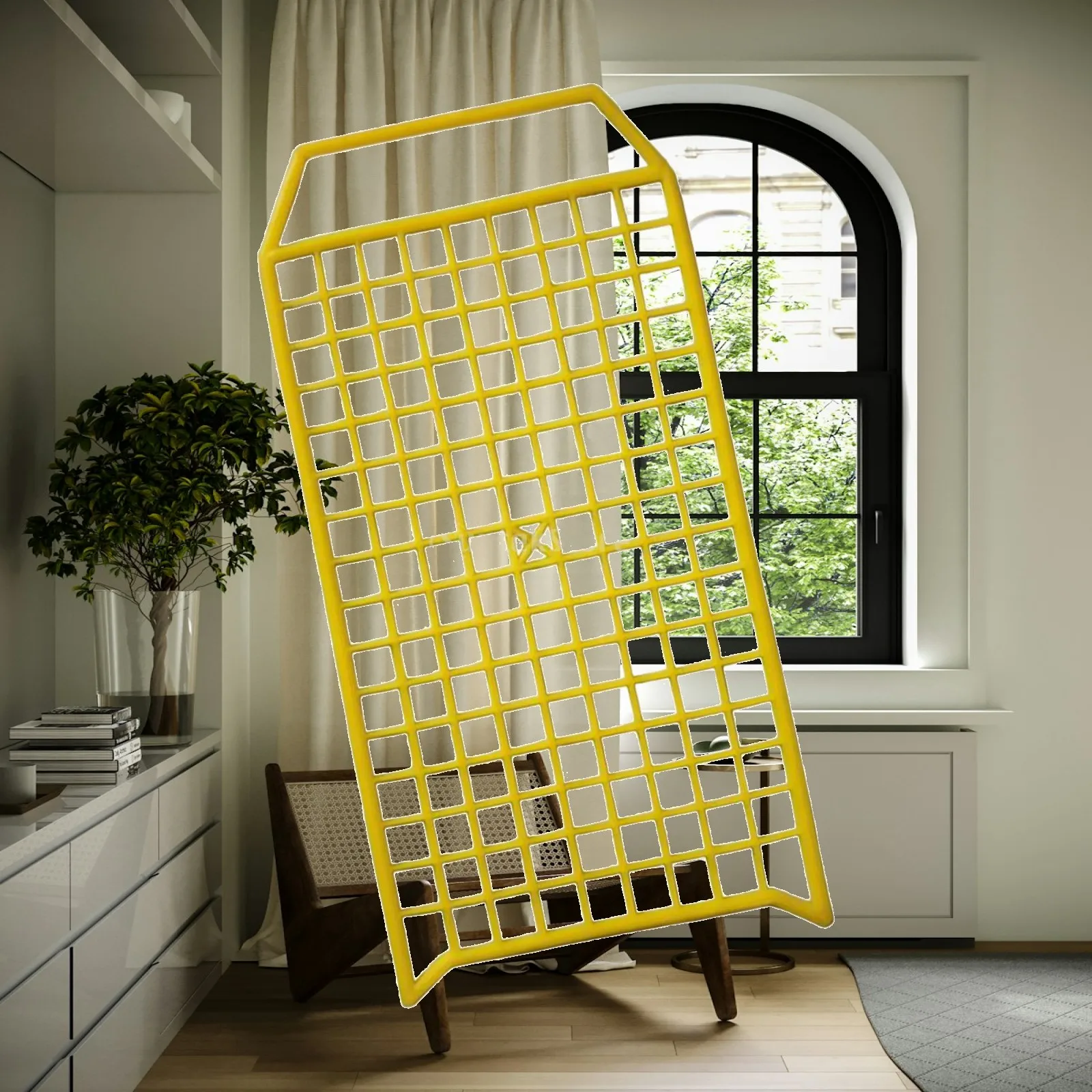 Lightweight PP Paint Grid Mesh Tray Partition Painting Supplies Hand Tool for Household Wall Renovation Projects