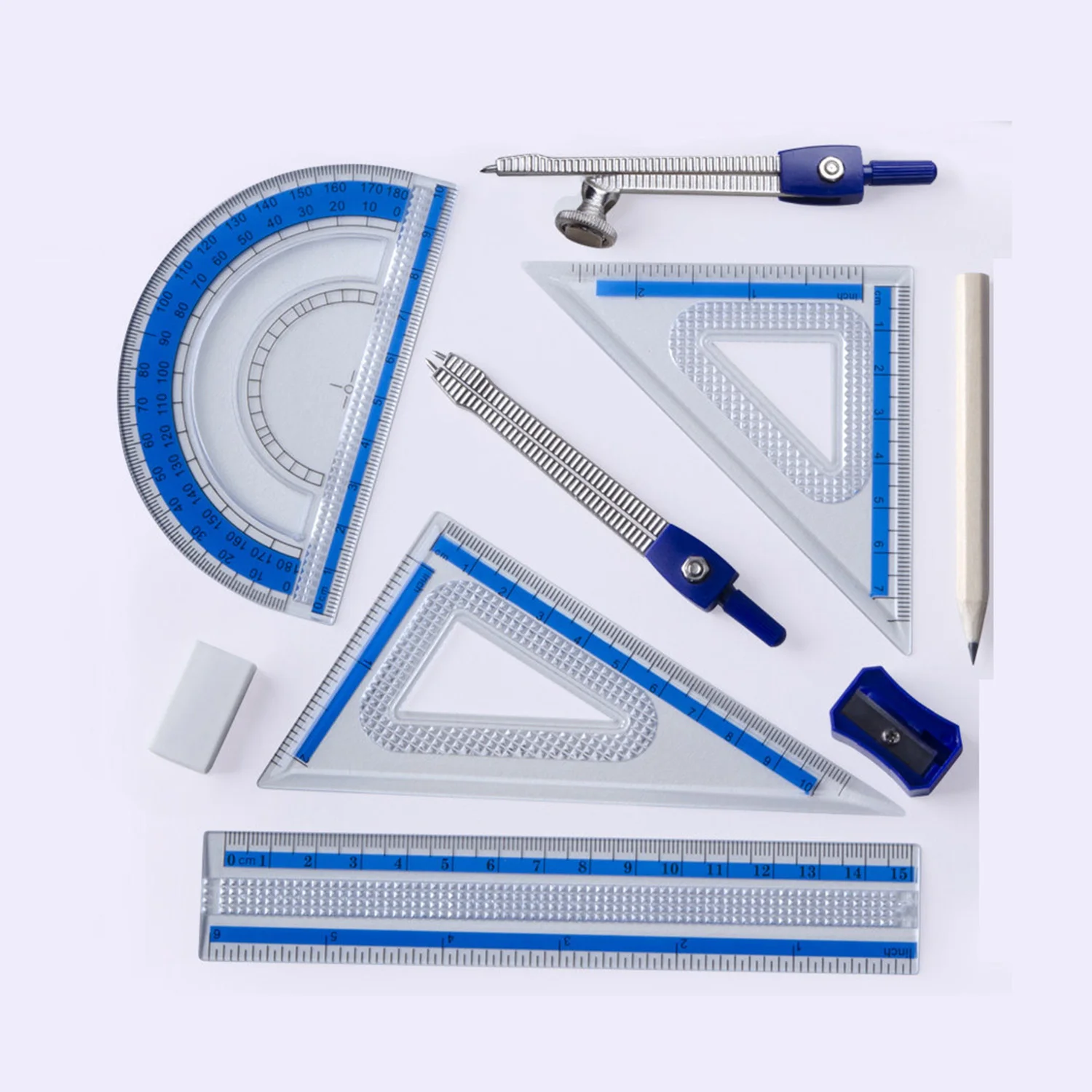 10-pcs-geometry-math-set-shatterproof-storage-box-ruler-protractor-compass-pencil-sharpener-eraser-student-school-supplies-gift