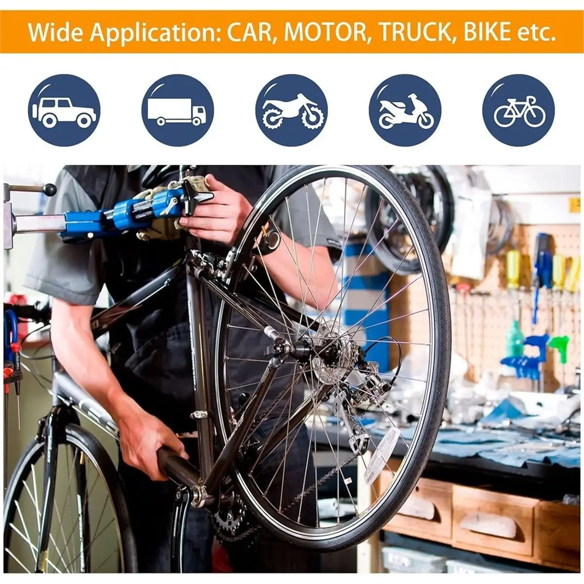 1set French Valve Core Bicycle Set, 21 Pieces, Includes Valve Core Removal Tool, French Valve Cores, and Valve Caps