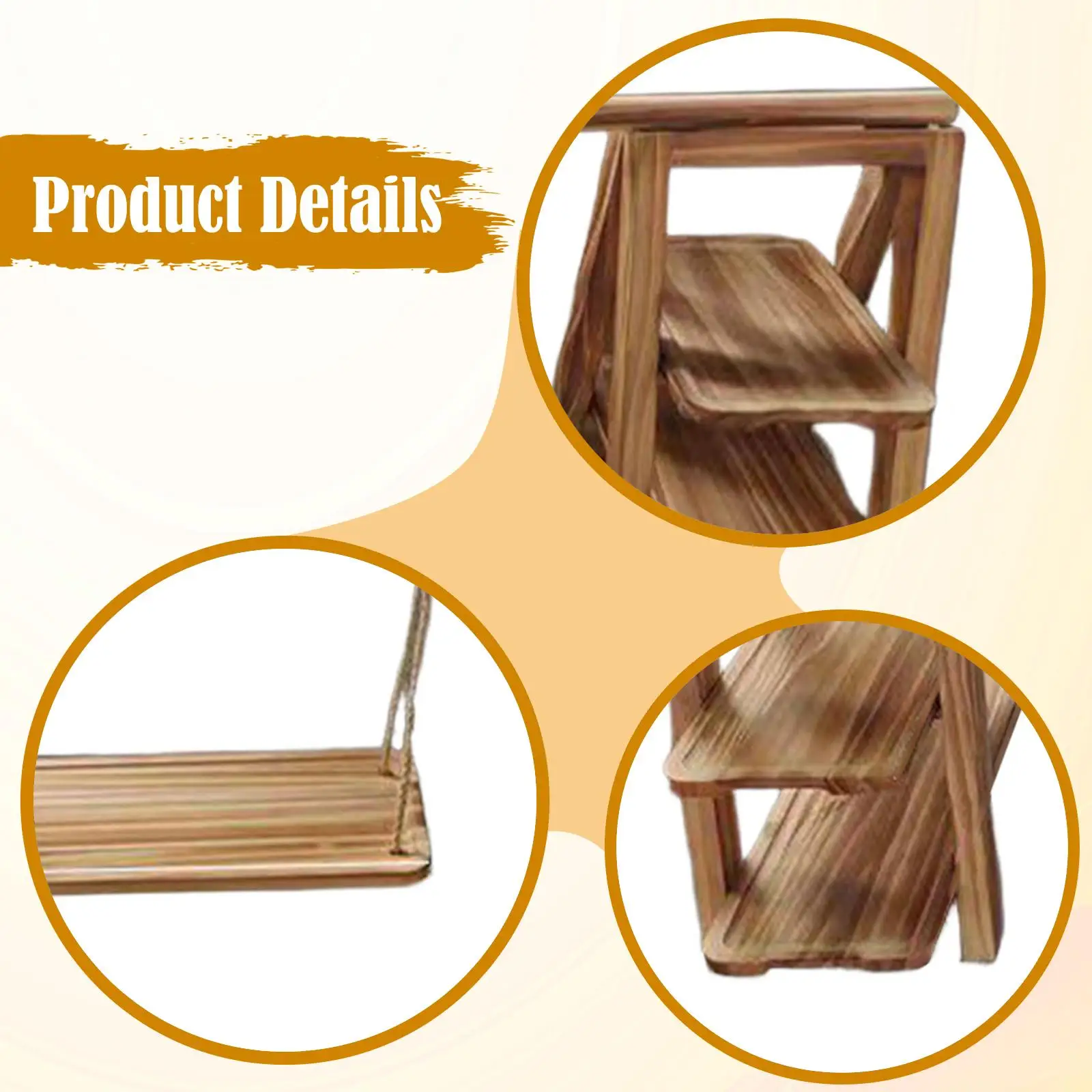 Rustic Wood Cupcake Stand Multi-layer Cake Holder Platter Favor for Home Kitchen Buffet Restaurant