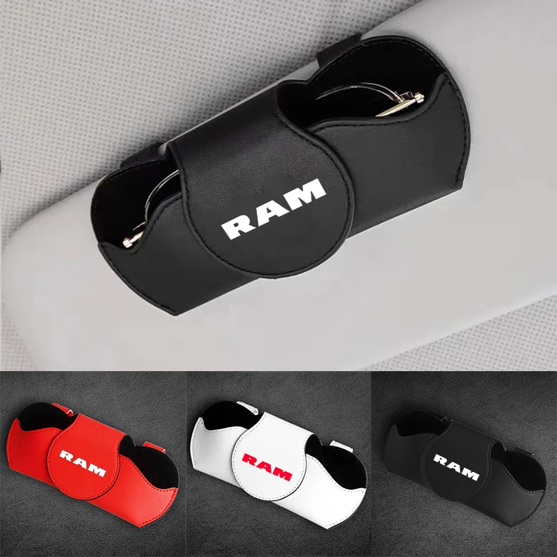 Car Sunglasses Holder For Dodge RAM SRT 1500 2500 3500 2014 2015 2016 2017 Multi-function Glasses Clip Bill Clip Car accessories