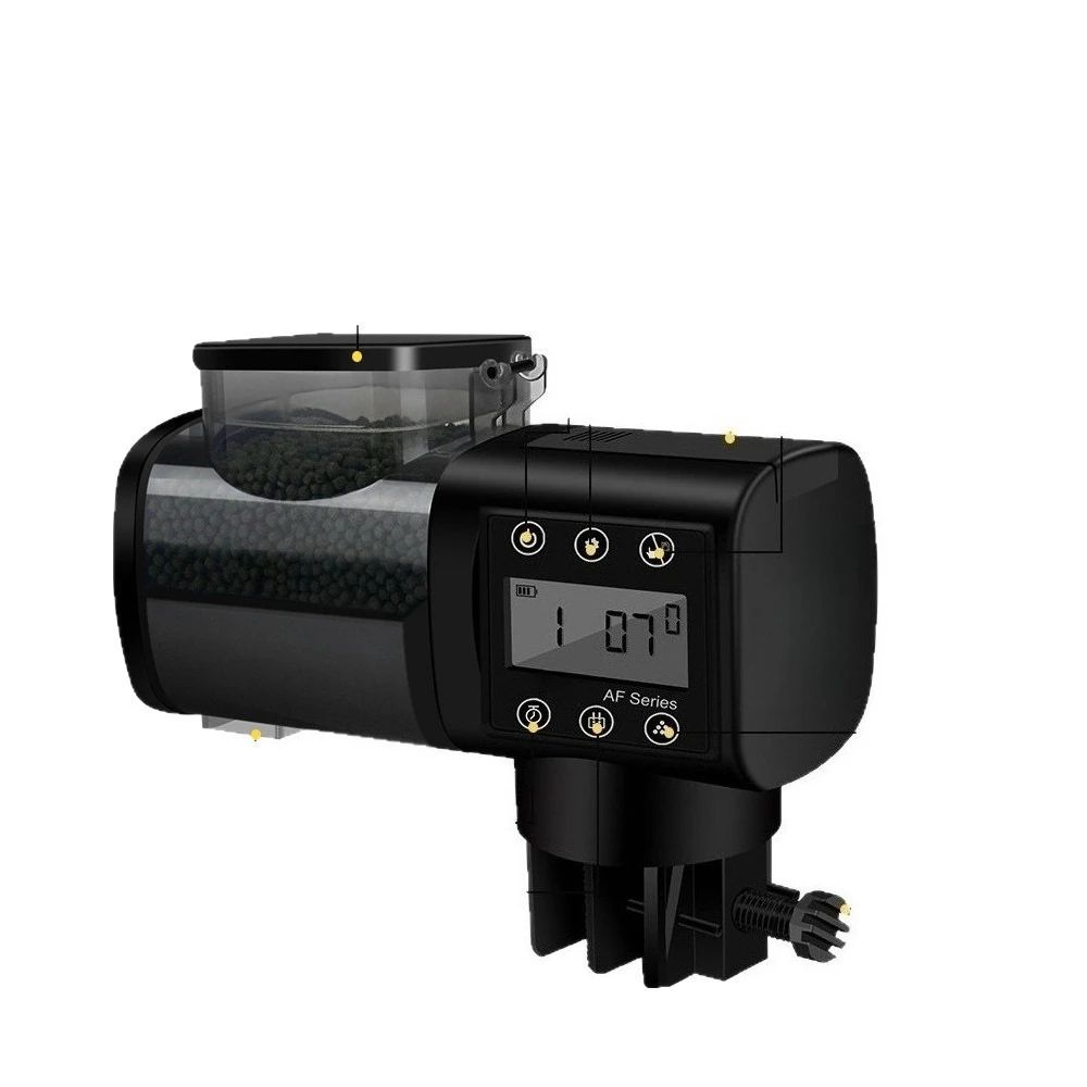 Bluetooth Smart Auto Fish Feeder App Control Timing Feeder for Aquarium Ornamental Fish Turtle Adjustable Amount