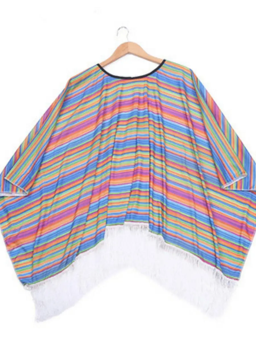 جديد أزياء الهالوين النسائية للأطفال awl رداء تنكري لعب الأدوار عباءة ملابس بوليستر مكسيكي Sle ربيع 2023