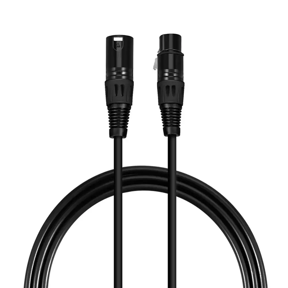 Новый 0,5/1/3/2 м XLR 3-контактный разъем «мама» на 5-контактный разъем XLR-кабель для микрофона сценического освещения