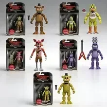 

Five Nights Security Breach FNAF Game Action Figures Bear Midnight Harem Movable Joint Detachable Model Doll Toy Gift for Kids