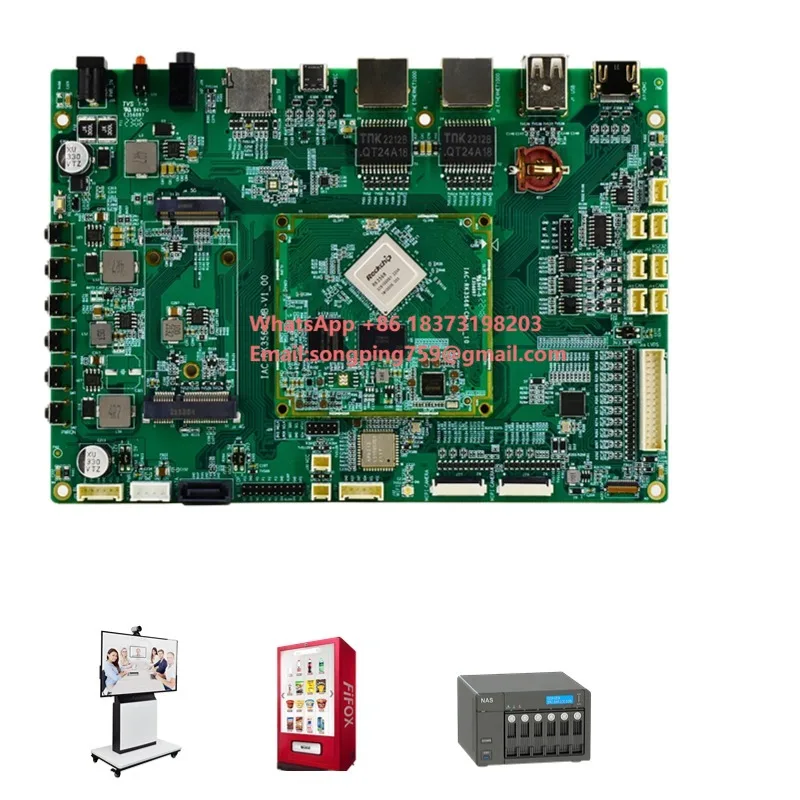 

Industrial Control Motherboard Rk3568 4K Lvds Linux Android 11 Develop Board for Vending Machine