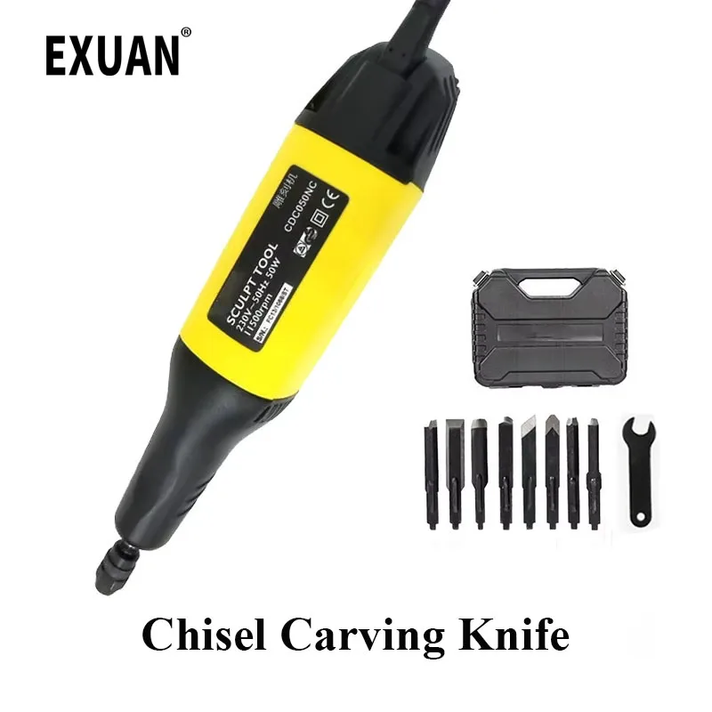 

220V Electric Engraving Pen DIY Cutter Carving Tool Set Wood Chisel Carving Knife Sculpture Carpenter Chisel Wood Carving Cutter