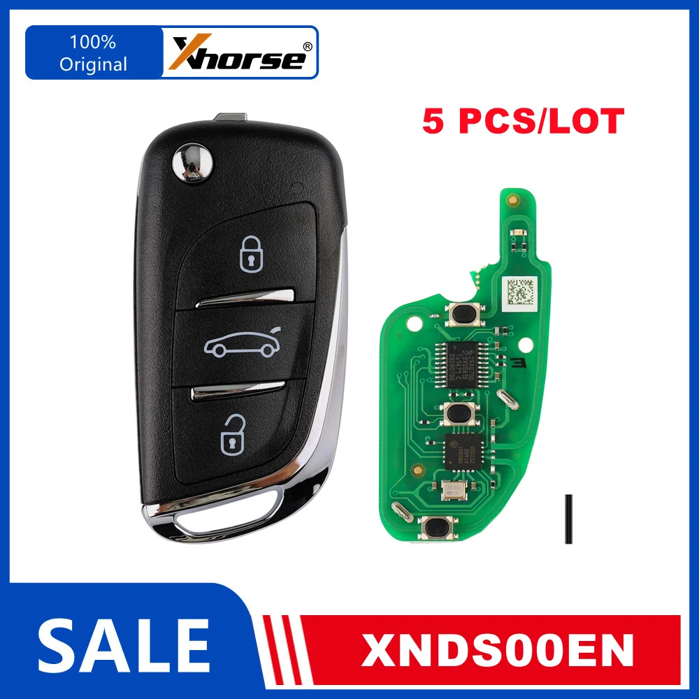 5 Piece XHORSE XNDS00EN XN Series Wireless Remote for VW Type Smart Key English Version