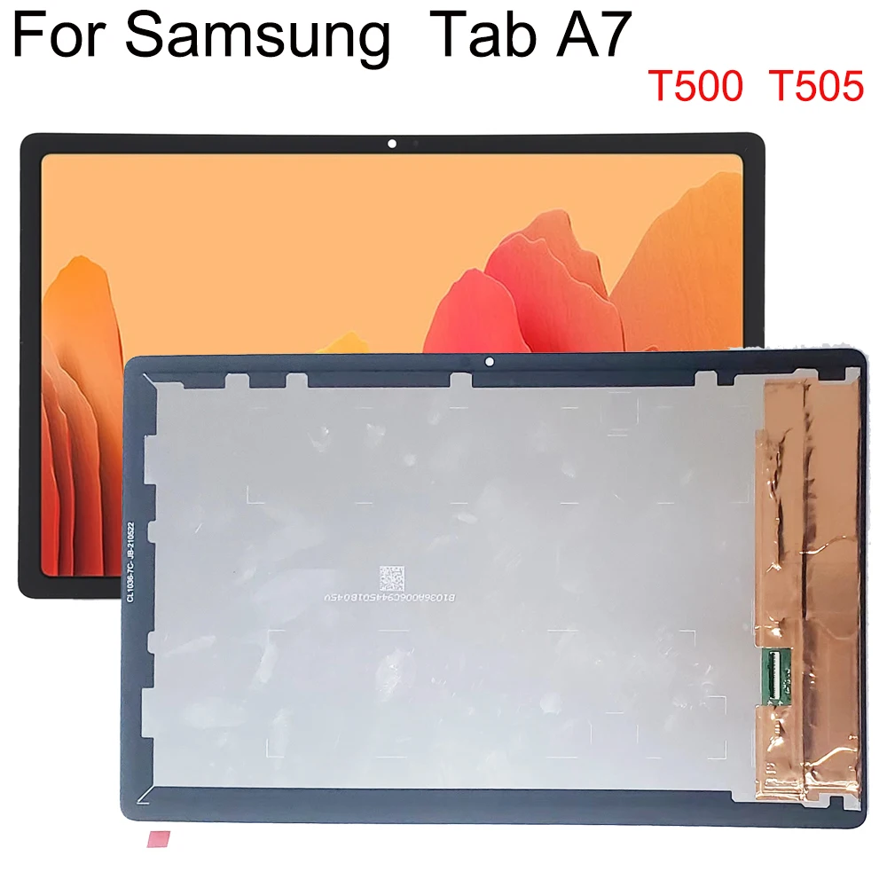 

Новинка для Samsung Galaxy Tab A7 10,4 (2020) SM-T500 T505 T500 ЖК-дисплей сенсорный датчик стеклянный экран дигитайзер в сборе