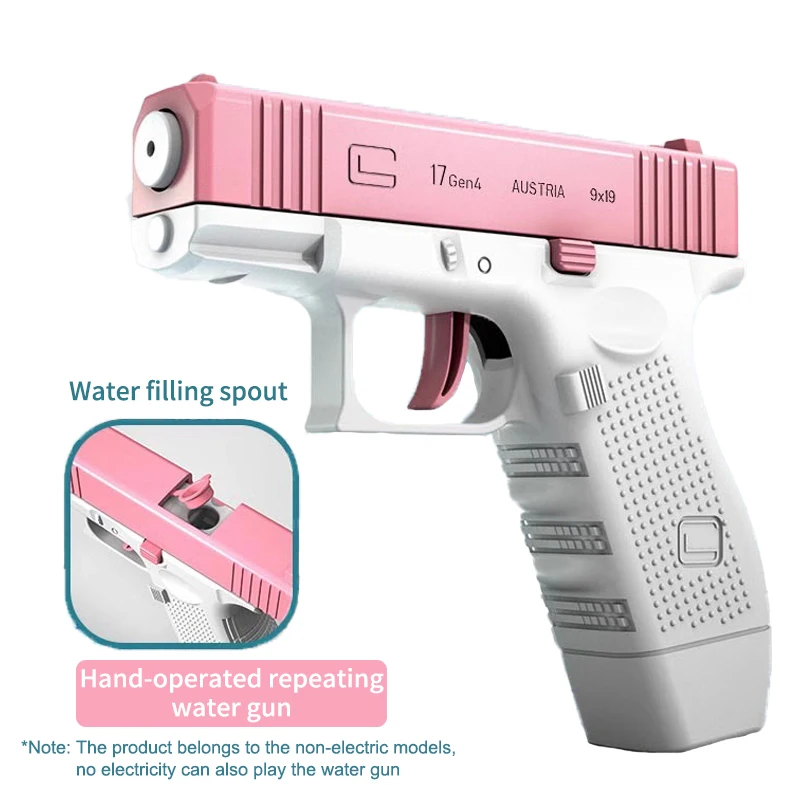 Elektrisch waterpistool Oplaadbaar automatisch en handmatig spuitpistool Capaciteitsbereik tot 32 FT bereik voor volwassenen en kinderen - afbeelding 1