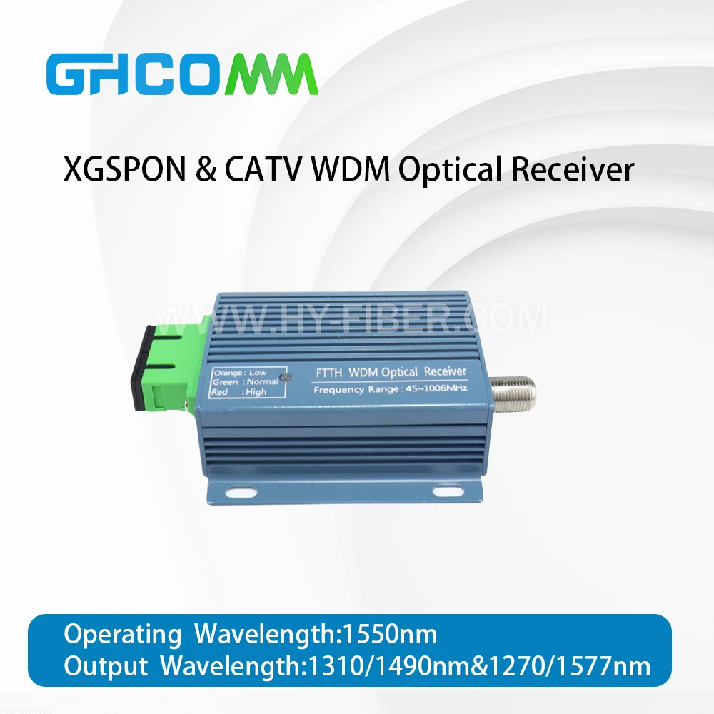 XGSPON & CATV WDM جهاز استقبال بصري 1270 / 1577 نانومتر عقدة سلبية