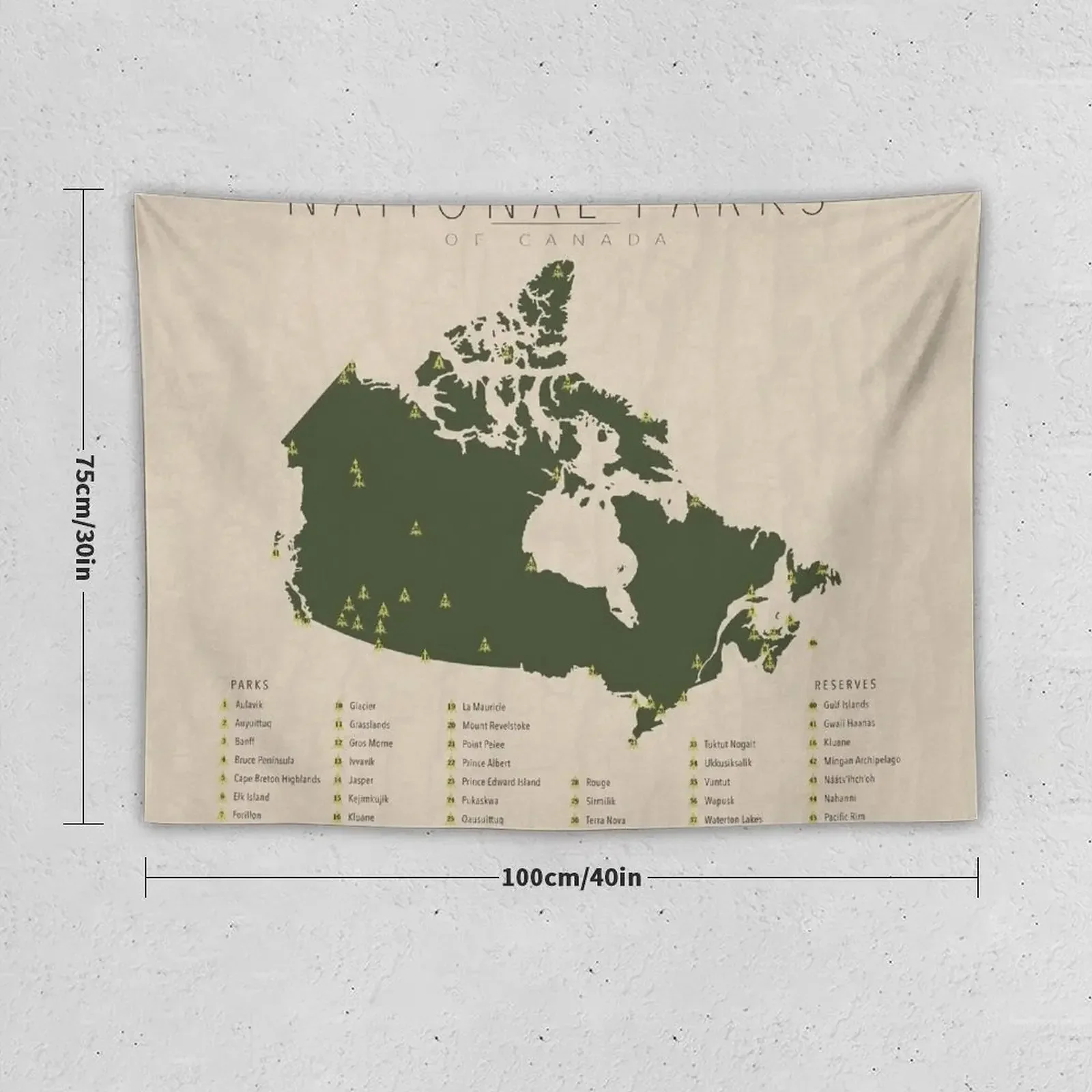 National Parks of Canada Tapestry Home Supplies Decoration Home Things To Decorate The Room Tapestry