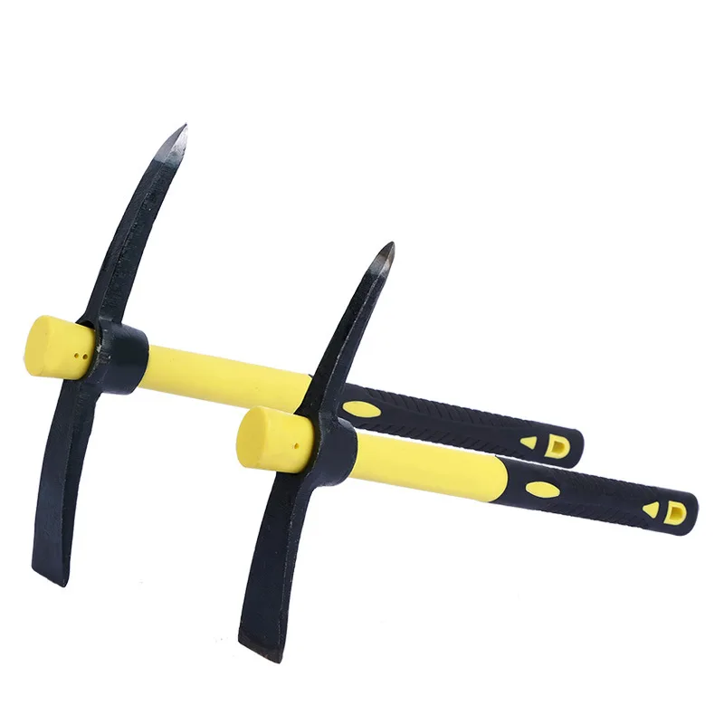 Imagem -04 - Multifuncional Picareta Enxada Heavy Duty Pick Axe Mão Enxada com Alça de Madeira para Outdoor Camping Jardim Ferramenta de Mão Aço Inoxidável