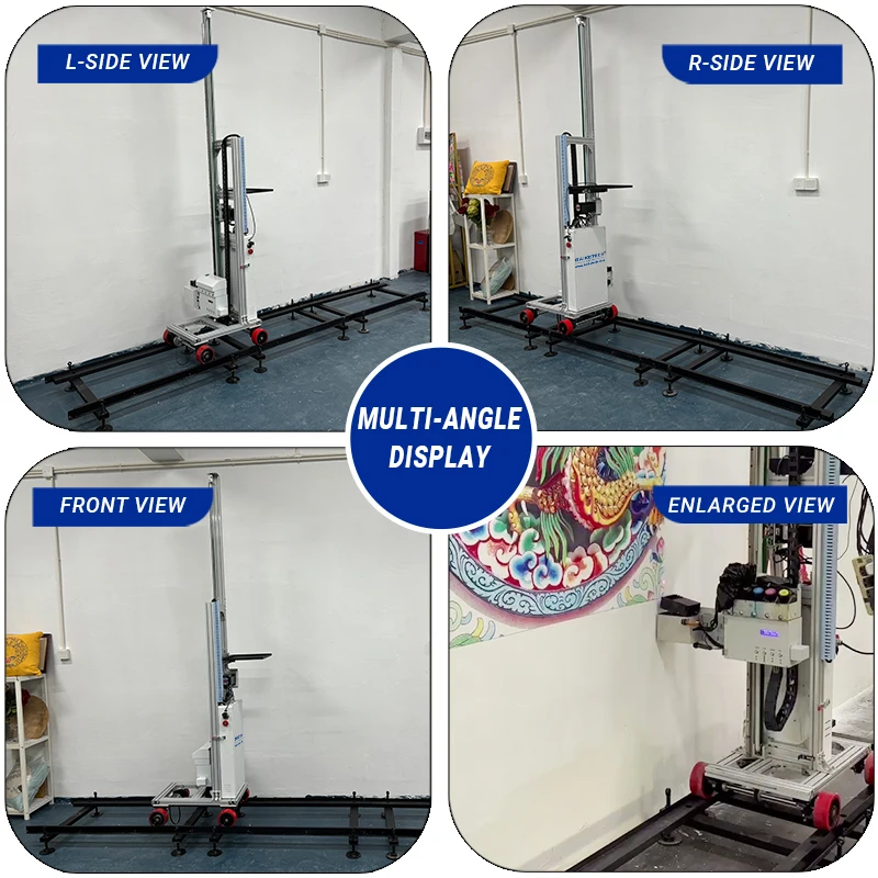 Eco-friendly Wall Printing Technology TH-WP200L 3D Vertical Wall Inkjet Printer Factory Wall decoration Painting Machine