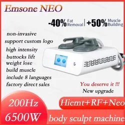 15tesla Body Fat Burning Slimming Machine Emsone NEO 6500W Muscle Stimulating Machine HIEMT Muscle Massager