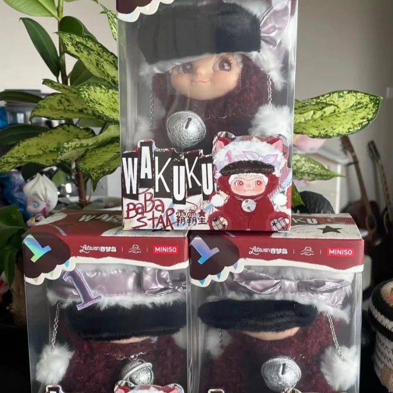 在庫あり 本物 ワクク ババ スターペンダント ハンギングカード カワイイ バッグチャーム ワクク ブラインドボックス アニメモデル おもちゃ コレクション ギフト