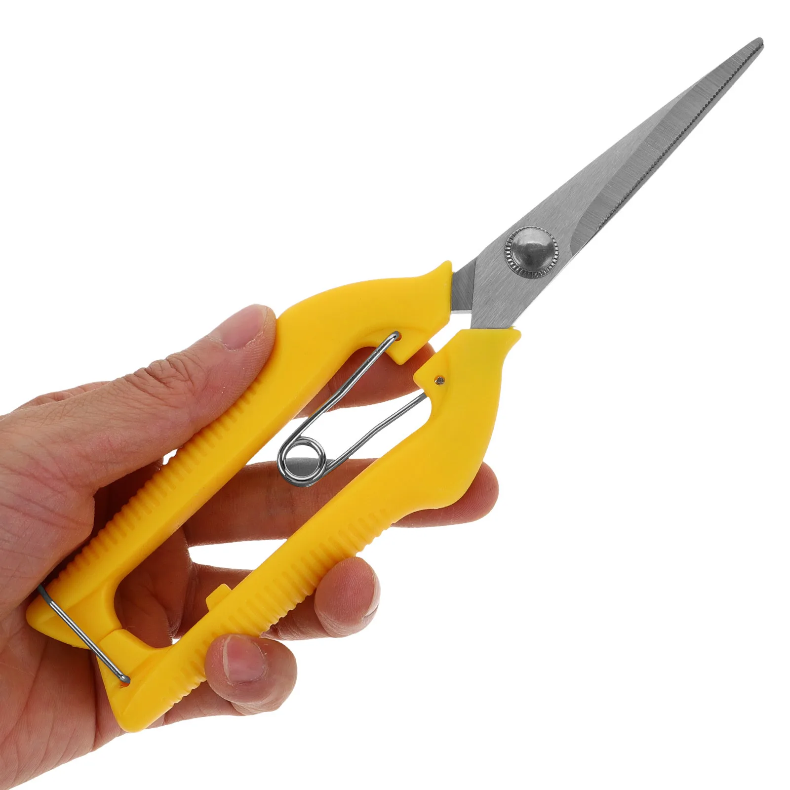 

Garden Pruning Shears Metal Trimming Scissors Portable Ergonomic Handheld Design for Flowers Branches Fruit Cutting Gardening