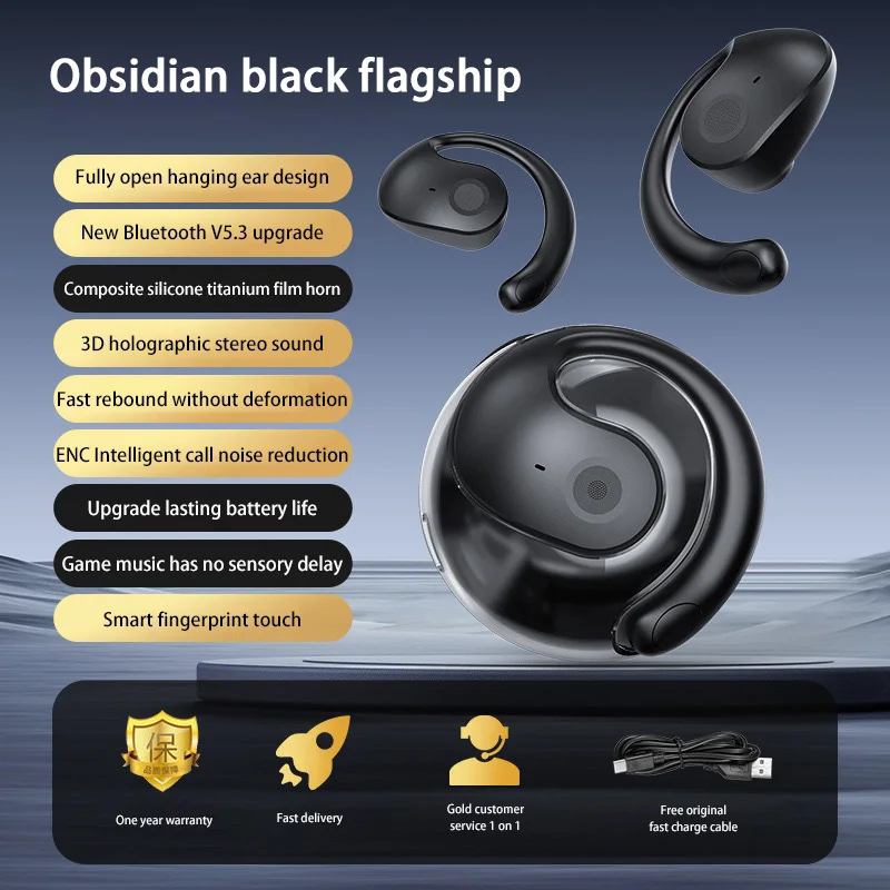 Auriculares inalámbricos OPPO T2 con Bluetooth y IA, traducción de idiomas en tiempo real, 144 idiomas, auriculares con traducto 3