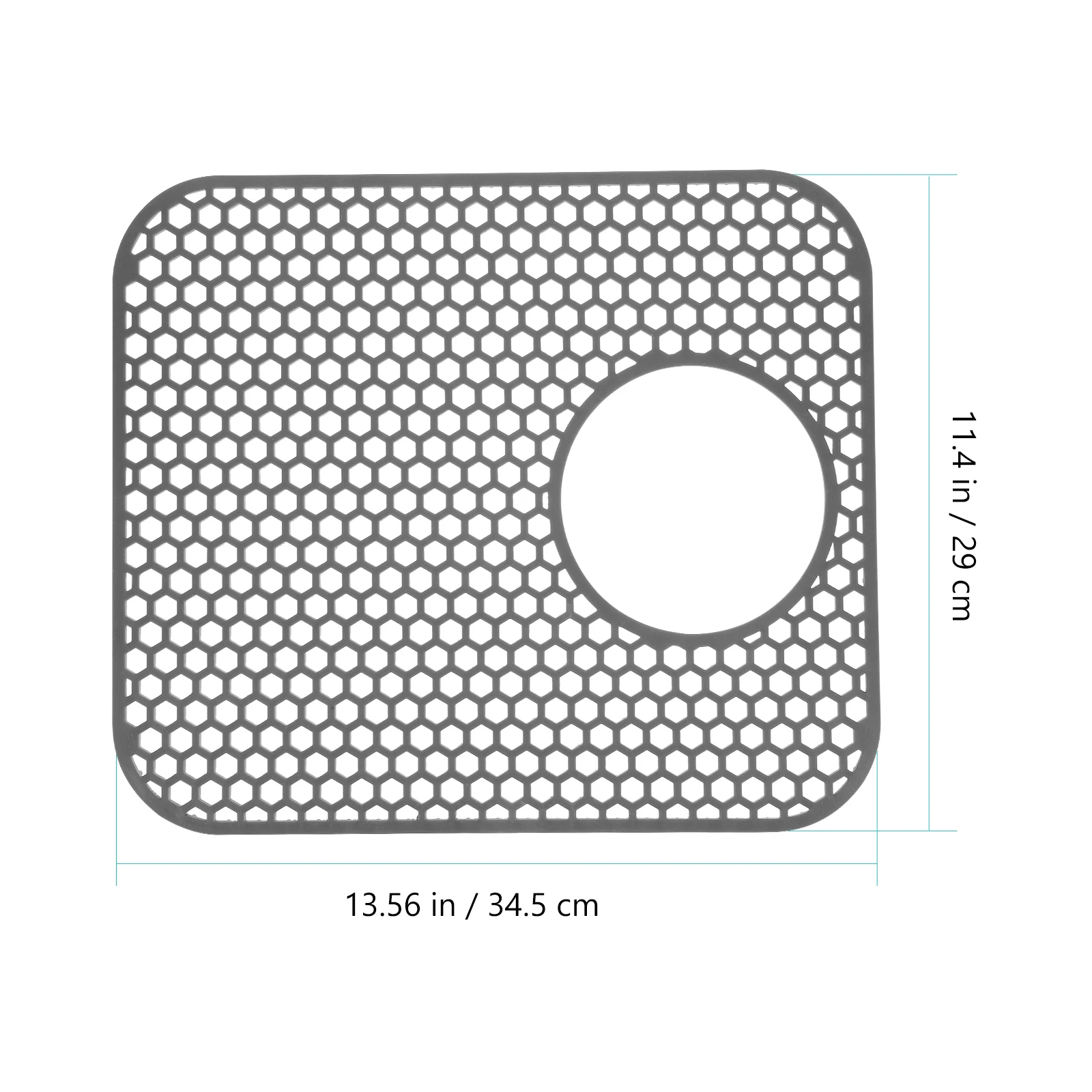 

Silicone Mat Heat Resistant Drain Mat Dish Drying Rack Stainless Steel Protector Drainage Hole Durable Kitchen Bar