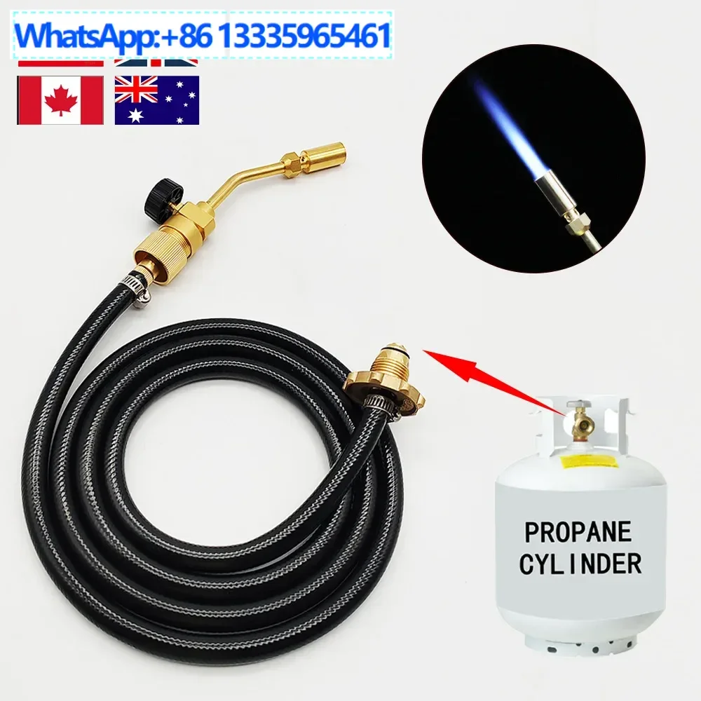 

Американский сварочный пистолет, сварочный пистолет из пропановой стали, сжиженный нефтяной газ, анаэробный высокотемпературный пистолет-распылитель, полностью медь MAPP