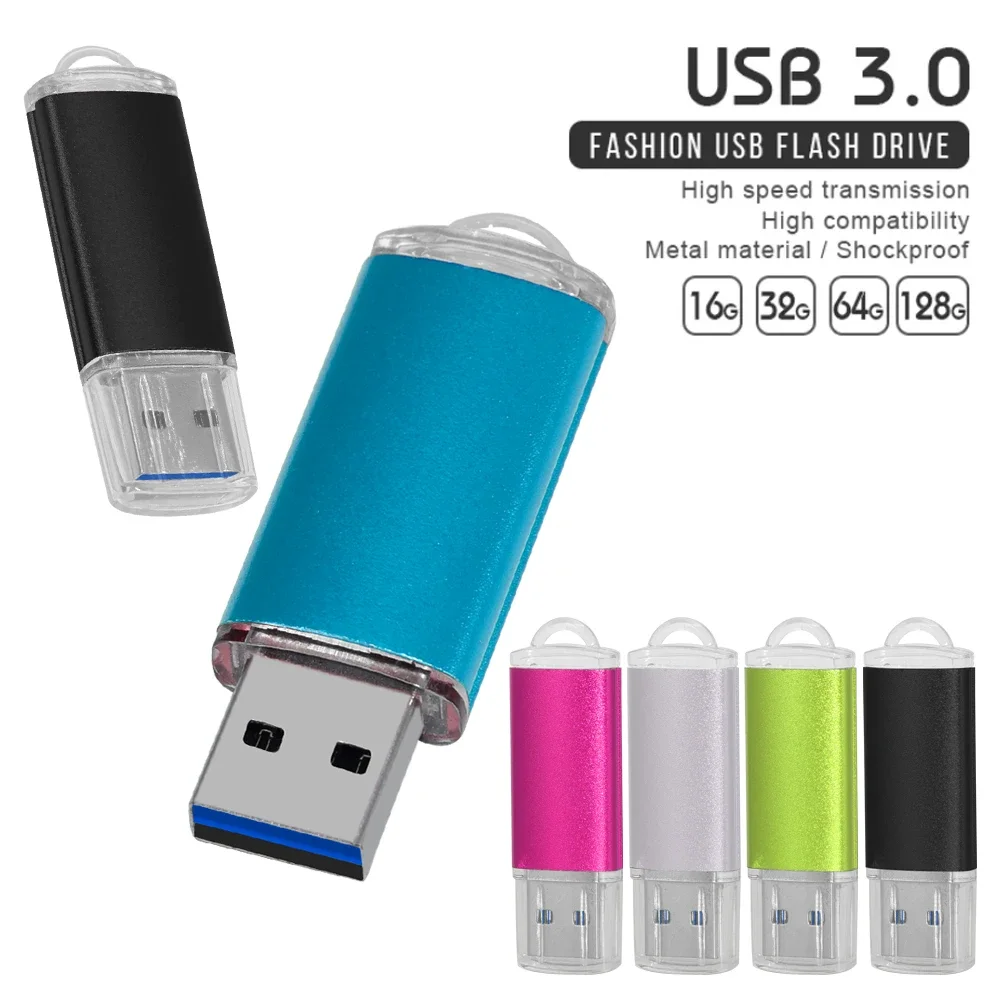 

new Usb 3.0 flash drive 128GB 64GB 32GB 16GB 8GB 4GB pen drive 3.0 pendrive waterproof u disk memoria cel usb stick gift