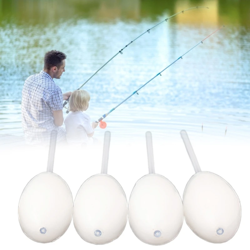 4Pcs Acrylic Floats Weight Bobbers Buoy for Crappie Trout Fishing Rigs Making