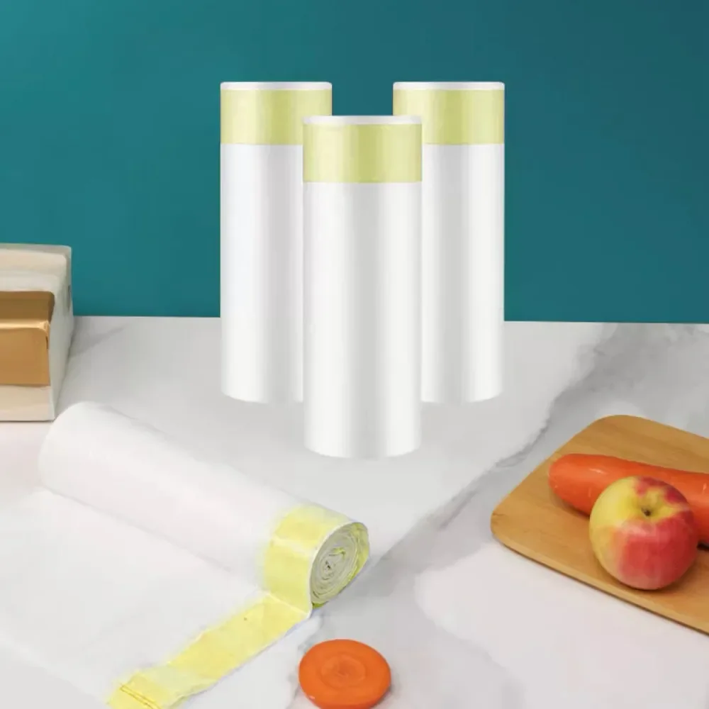 

Мешки для мусора 13 галлонов, многофункциональные, герметичные, сверхпрочные, с ароматом лимона, для гостиной, кухни, туалета, практичные