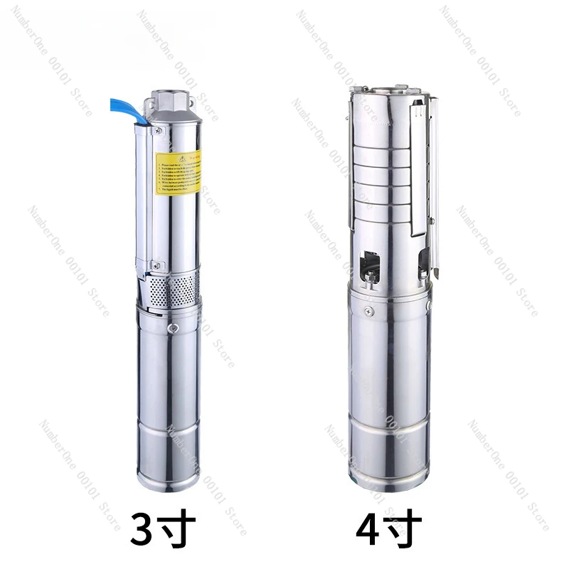 

Solar Water Pump Irrigation System DC Brushless Frequency Conversion Submersible Pump Small Stainless Steel Photovoltaic