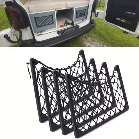 1pc Large Stretch Mesh Storage Rack Cargo Mesh Mesh Magazine Rack Car Caravan RV Boat Camper Bus Accessories