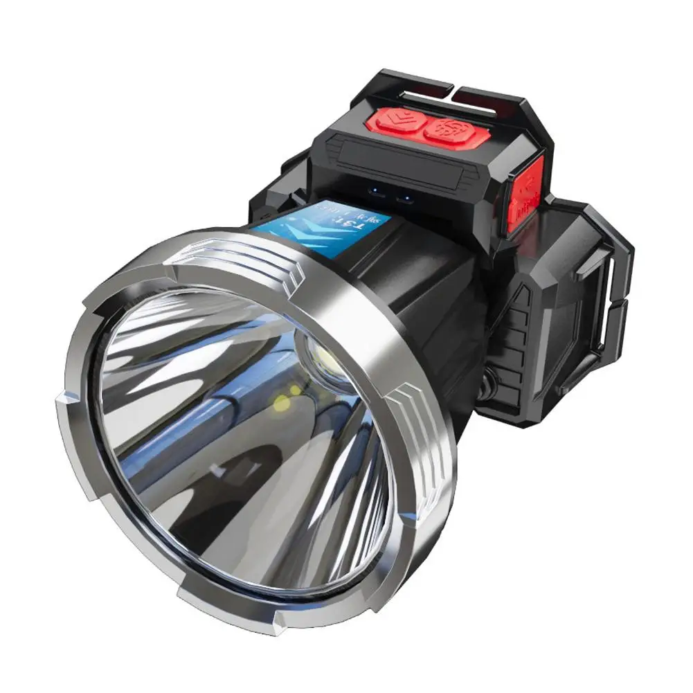Nuove luci ad alta potenza ricaricabili a Led Super luminose torcia ad alta luminosità di emergenza di ricarica per esterni O8b6