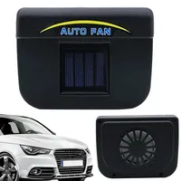Car Fan Solar Powered Auto Window Fan Colder Air Vent Cooling Air Circulator with Ventilation Car Radiator Solar Cooler Fan