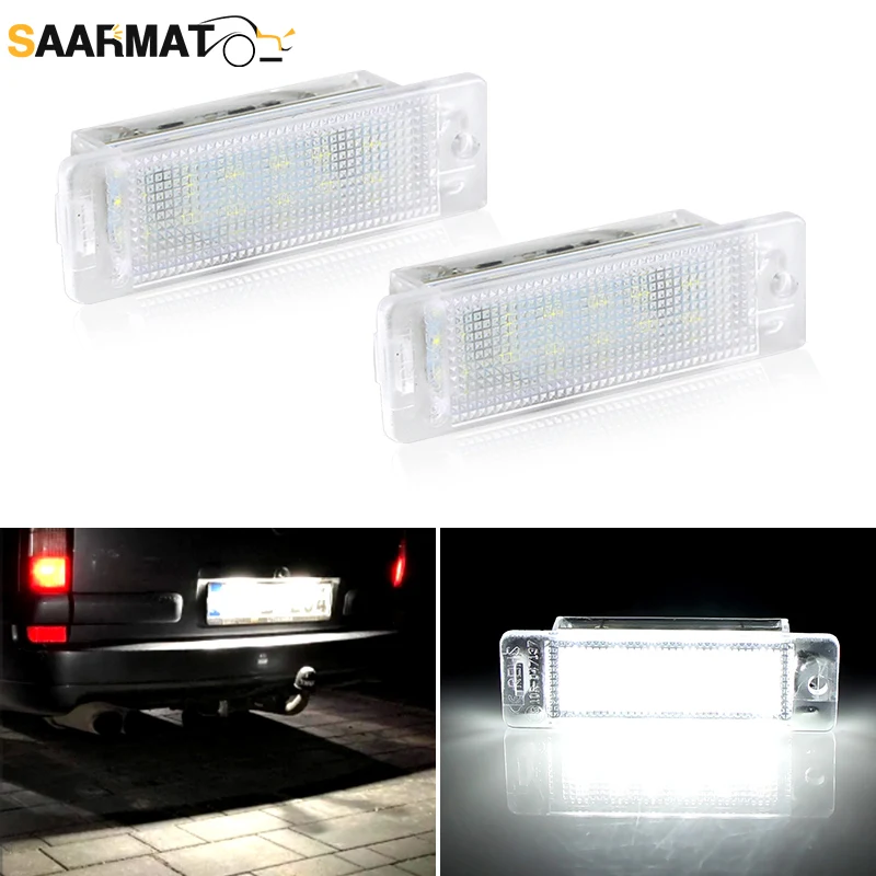 Luz LED de matrícula Canbus, lámparas de etiqueta de estacionamiento automático para Opel/Vauxhall Astra F 1992-1998 Calibra 1989-1997, 2 uds.