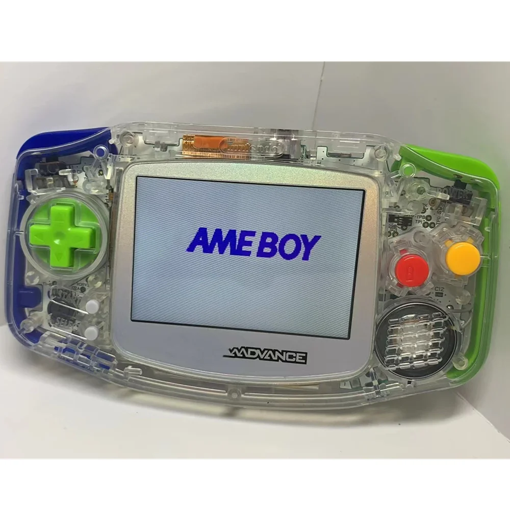 GBA Handheld Gaming Console Highlight IPS Screen Display and A Brand New Controller Housing for Nintendo  GAME BOY ADVANCE/GBA