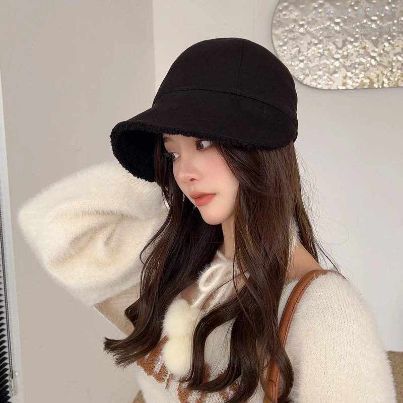 

GEMVIE Регулируемая зимняя плюшевая бейсболка унисекс для женщин и мужчин уличная однотонная мягкая теплая фуражка