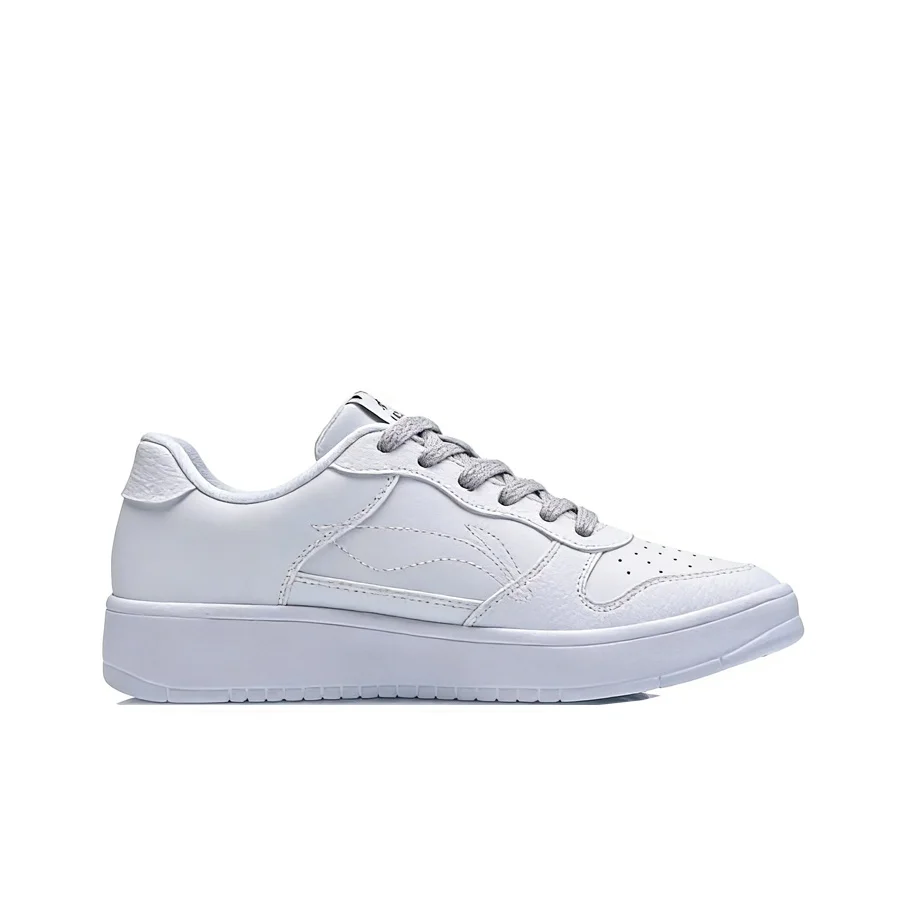 Li Ning Floating Boat Low top Skateboard Shoes Unisex White AGCS419-1（team-）