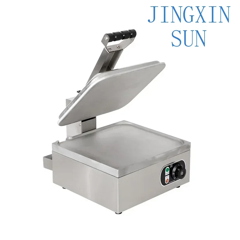 Household 220v 2200W Electric Griddle Commercial Cooking Appliance Table Type Stainless Steel Nine Piece Toaster Bread Oven Ste