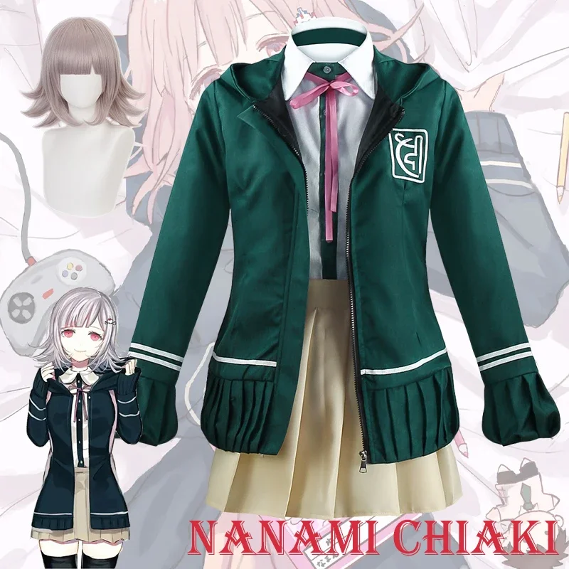 

Nanami Chiaki Cosplay Costume Anime Super Danganronpa Uniform for Woman Halloween