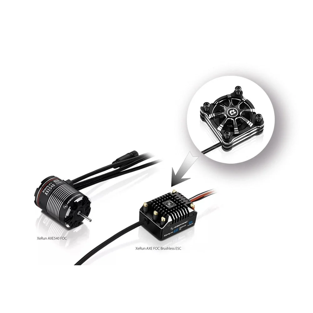 Hobbywing-自動車修理部品,高速金属扇風機,5v-8v,22000rpm