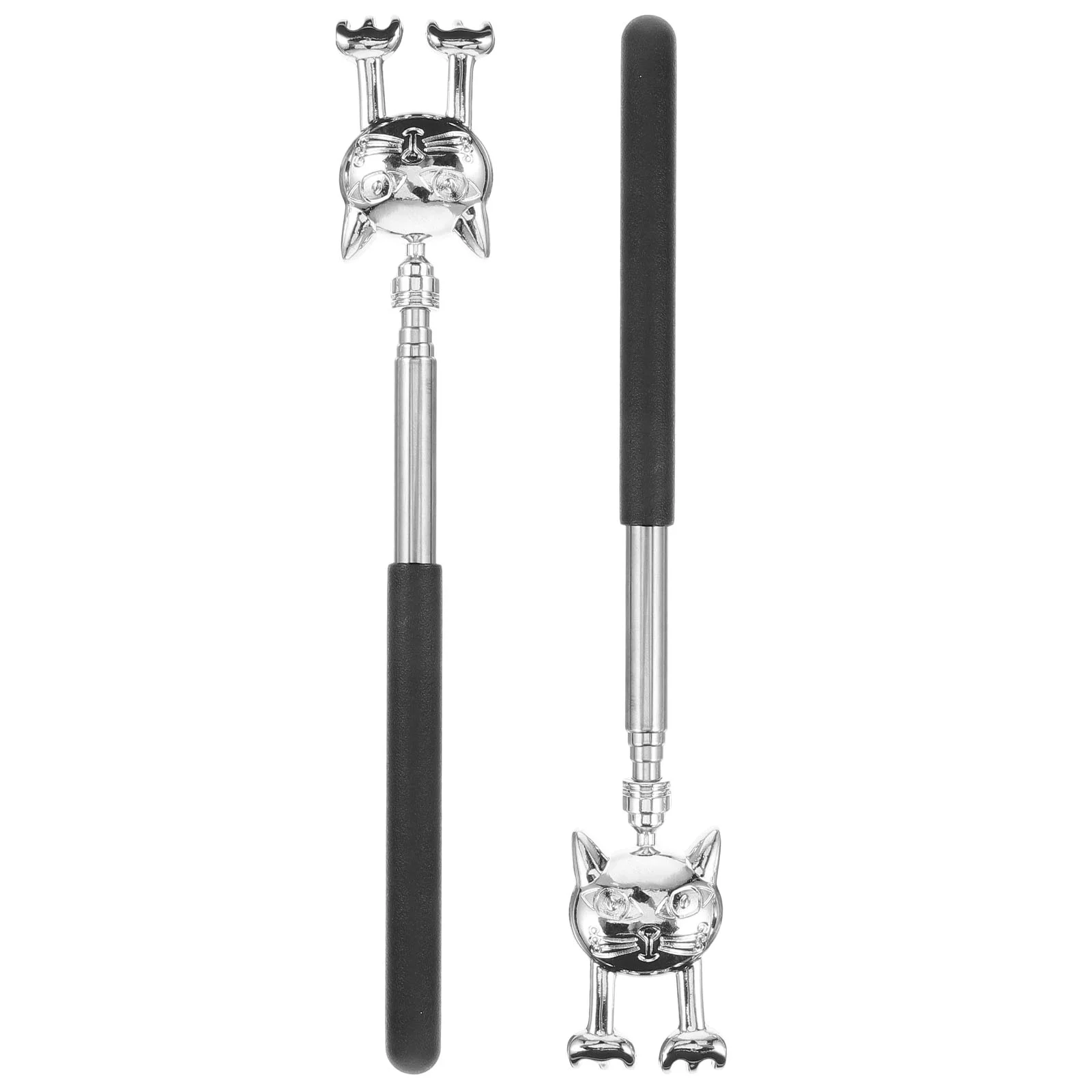 

2 Pcs Alloy Back Scratcher Long Handle Retractable Scratching Tool Metal Scratchers for Adults Tools