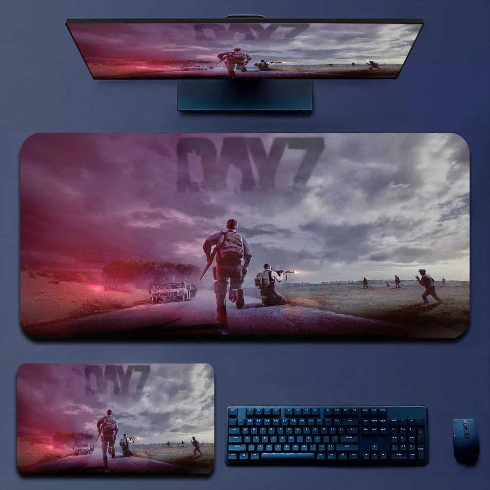 Game D-DayZ Cool Floor Mat 80x30cm XL Lockedge Office Computer Desk Mat Table Keyboard Big Mouse Pad Laptop Cushion Non-slip