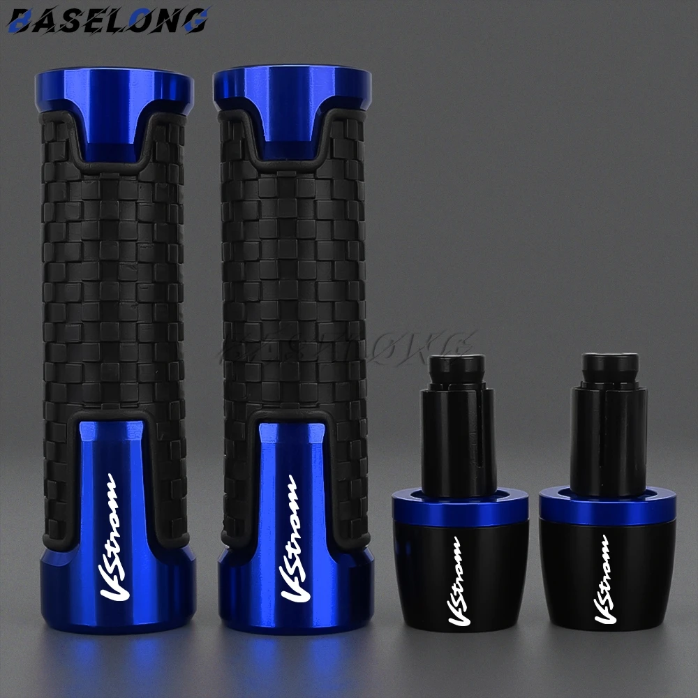 

Motorcycle Handlebar Grips Bar Ends Hand Grip Plug Slider End Caps FOR SUZUKI DL 250 650 VSTROM V-STROM 650 1000 1050 XT 800DE